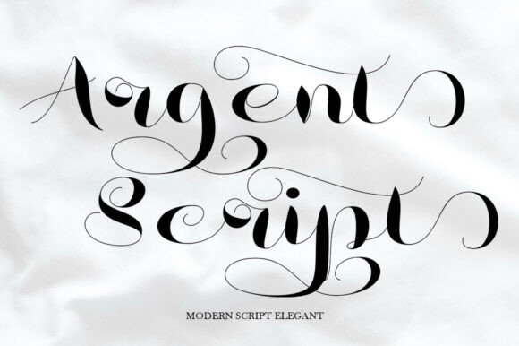 Argent Script: An Elegant Display Font for Modern Web Design