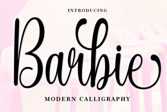 Barbie Script: A Display Font for Soft, Polished Digital Brands
