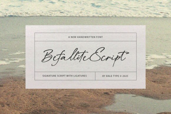 Befallite Script: A Signature Typeface for Handmade Brands