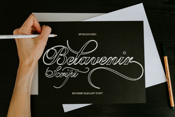 Belavenir Script: An Elegant Font for Modern Marketing