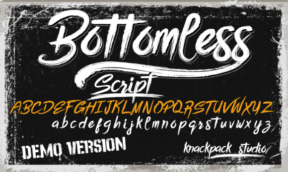 Bottomless Script: A Font That's Overflowing with Character