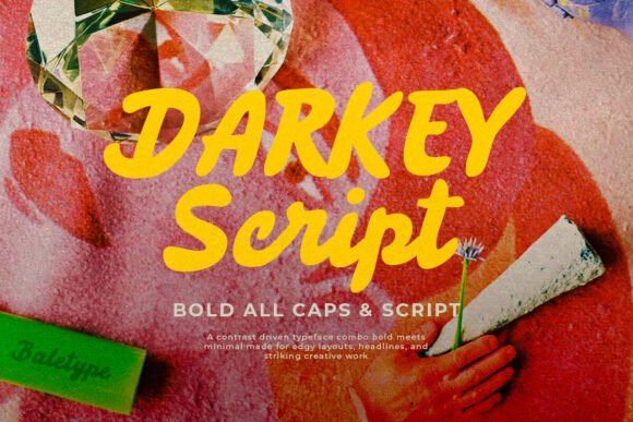 Darkey Font: A Bold Handwritten Typeface for Modern Marketing