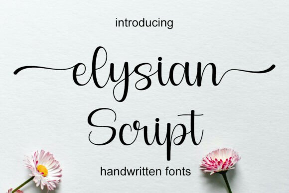 Elysian Script: A Charming Font for Elegant Branding