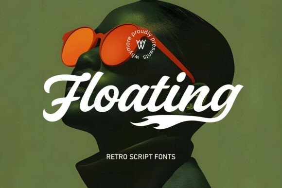 Floating Script: A Bold Typeface for Editorial Personality