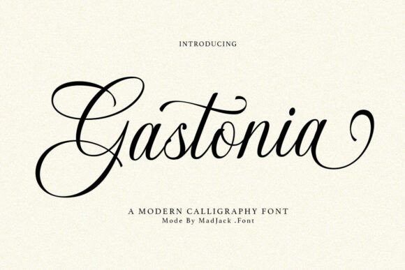 Gastonia Script: A Premium Font for Campaign Elegance