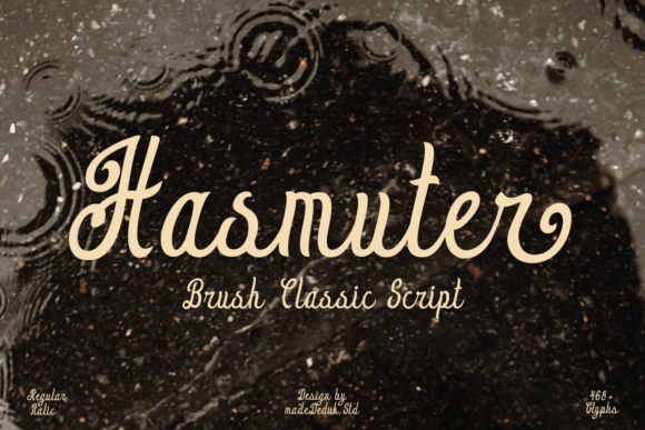 Hasmuter: A Retro Script Font for Modern Digital Branding