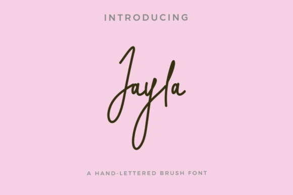 Jayla: A Quaint Script Font for Real Branding Projects