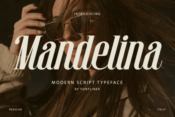 Mandelina: A Serif-Linked Script Font for Modern Marketing