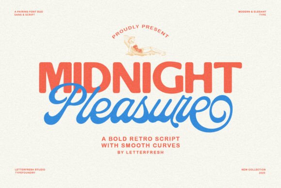 Midnight Pleasure Script: A Font for Editorial Charm