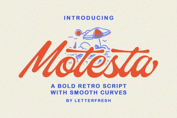 Motesta Script: A Versatile Digital Font for Modern Web Design