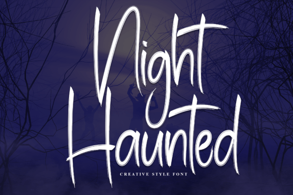 Night Haunted: A Script Font for Elegant Campaigns
