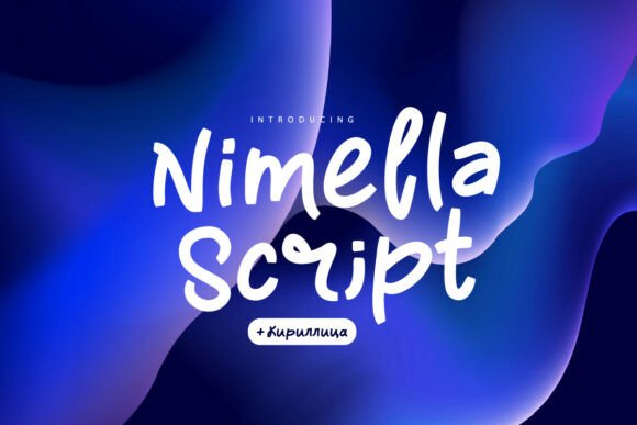 Nimella Script: A Bold Handwritten Font for Crafters