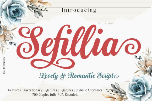 Sefillia Script: A Modern, Unapologetically Elegant Hand