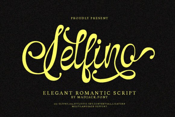 Selfino Script: A Luxurious Font for Polished Business Branding