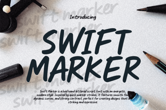 Swiftmarker Script: A Modern Display Font for Digital Design