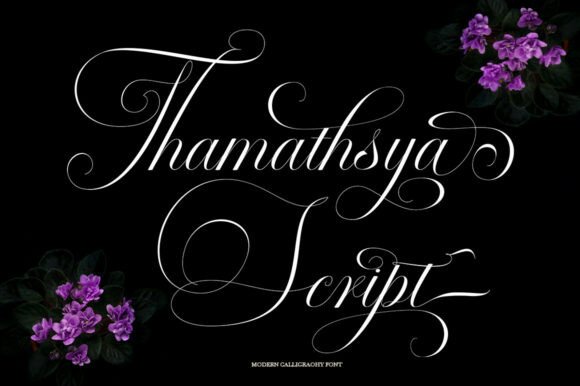 Thamathsya Script Font: The Elegant Typeface for Modern Branding