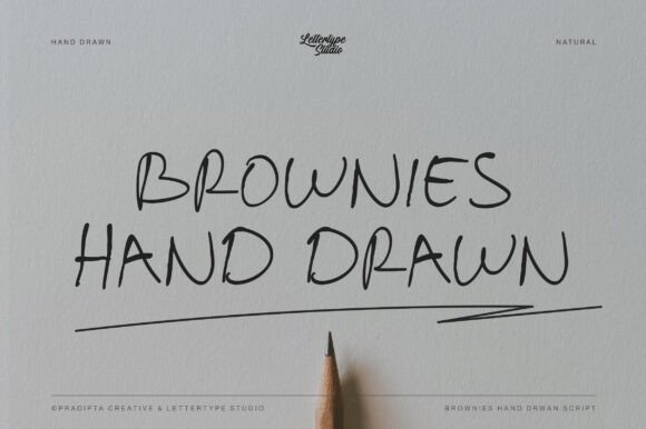 The Brownies Handdrawn Font for a Memorable Business Brand
