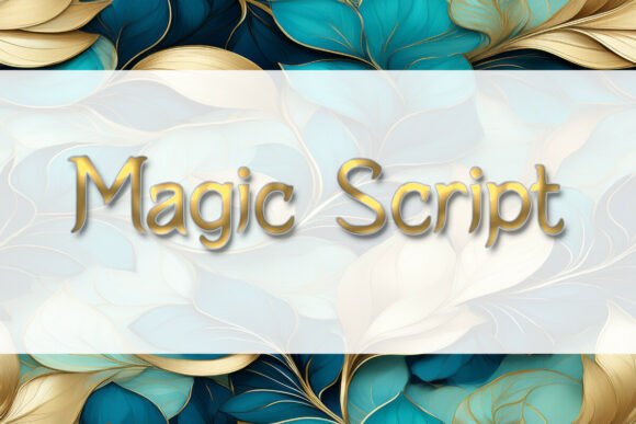 The Magic Script Font for Crafters and Product Makers
