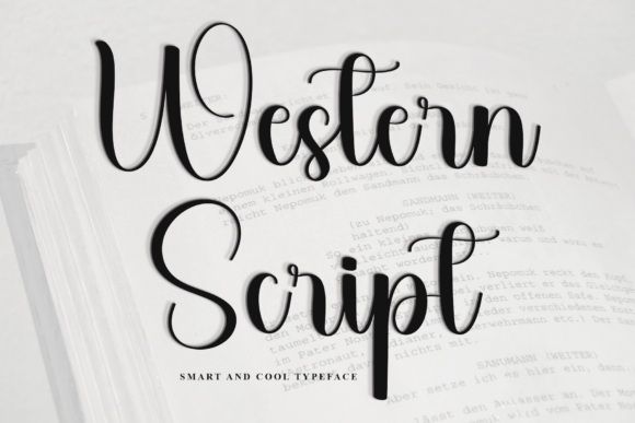 Western Script: An Expressive Font for Digital Creators